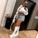 Women's Clothing Women's High-Waisted Denim Shorts Style Hand Brushed Street Fashion For Formal & Casual For Women_mkmklike.com