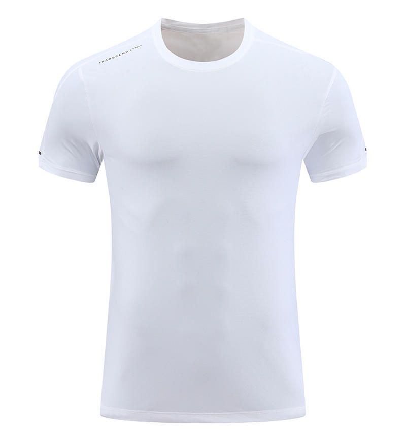 Men's Clothing Quick-Drying Clothes Breathable Short-Sleeved T-Shirt Sports Tops Fitness Training Running _mkmklike.com