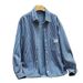 Men's Clothing Denim Shirt Men's Spring Loose Ins Large Size Long Sleeved Shirt Men's Casual Jacket_mkmklike.com