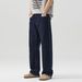 Men’s Straight-Leg Jeans – Vintage Washed Denim Pants With Relaxed Fit (Size 28-40)_mkmklike.com