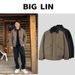 American Style Autumn Winter New Fashion Design Two-Piece Turn-Down Collar Men's High-Quality Jacket Casual Solid_mkmklike.com