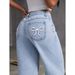 Women's Clothing Summer New Jeans Women's Clothing Hot Selling High Waist Straight Loose Long Pants_mkmklike.com