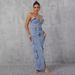 Women's Denim Dress - Casual Tube Top Workwear Style With Large Pockets_mkmklike.com