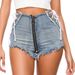Women's Clothing Summer And Autumn Women's Denim Shorts Hot Pants Super Store Women's Sexy High Waist Jeans_mkmklike.com
