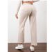 Women's Slimming Straight Leg Denim Trousers American Style Apricot Color Fashionable Trendy Stretchy Casual Versatile For All Seasons_mkmklike.com