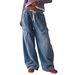 Women's Clothing Spring Street Style Casual Loose Jeans For Women_mkmklike.com