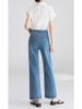 Women's Clothing High Waist Flare Leg Stretch Jeans For Women - Non-Slip Comfort, Slim Fit, Petite To Plus Size, Straight To Flare Hem_mkmklike.com