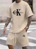 Men's Clothing Internet Celebrity Street Blasting Washed Blue Denim Two Piece Suit Pants Spring And Autumn New Women's Clothing_mkmklike.com