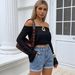 Women's High-Waisted Distressed Denim Shorts – Retro Raw Hem & Rolled Cuff (S-Xl, Light Blue, 90% Cotton)_mkmklike.com