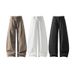 American-style Brown Jeans For Men And Women, Autumn Trendy Cleanfit Washed Casual Pa, Vintage Straight-leg Flared_mkmklike.com