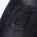 Men's High-End Worn Out Stretch Jeans Tight Fit Midweight Denim Flare Pants Black Vintage Casual Hip Hop Style_mkmklike.com