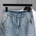 American Men's Denim Shorts Men's Trend Casual Straight Slim Elastic Men's Trend Jeans Men's_mkmklike.com