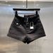 Khaki Stretch Denim Shorts For Women High Waisted Slimming Hip Lifting Versatile Hot Pants Spring New Style_mkmklike.com