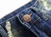 Men's Personalized Lightning Ripped Jeans American Style Digital Print Denim_mkmklike.com