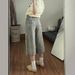 Vintage Bear Embroidery Distressed Jeans For Women – Summer Loose Fit Cropped Denim Pants (Blue, S-5XL, Plus Size & Petite Friendly)_mkmklike.com