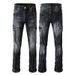 Premium Stretch Denim Jeans Slim Fit Bootcut Pants Lightning Wash for Men And Women_mkmklike.com