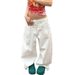 Unisex Punk Style Embroidered Jeans – Oversized Streetwear Denim Pants With Edgy Print (White, S-3XL)_mkmklike.com
