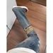 BOY Ethnic Style Patchwork Denim Jeans For Men American Retro Loose Fit Versatile Cleanfit Draped Flared Pants_mkmklike.com