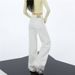 Wholesale White Non-tight-fitting Flared Jeans For Women, Spring High-waisted Slimming Loose Wide-leg Stretchy Extended_mkmklike.com