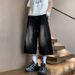Summer Premium Washed Cotton Cargo Shorts For Men – Retro Style (Black, Sizes M-5xl) Non-Stretch Integrity_mkmklike.com