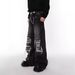 Men's Clothing Retro Niche Design Double Waistband Ripped Patch Jeans Straight Loose Trendy Mopping Trousers_mkmklike.com