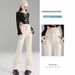 2025 Spring Summer New Flared Jeans Women's Bootcut Pants Slim Fit Versatile Stretch High Waist Floor-Length Bell-Bottom_mkmklike.com