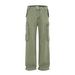 Men's Clothing Logging Pants Retro Multi Pocket Workwear Loose Straight Wide Leg Casual Trousers_mkmklike.com