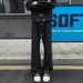 American Retro Raw Denim Jeans For Men, New Autumn Trendy Plus-size Slim-fit Cleanfit Flared Pants_mkmklike.com