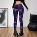 Women's Clothing New Style Washed Creative Tie Dyed High Waist Elastic Hip Lifting Versatile Ladies Denim Trousers_mkmklike.com