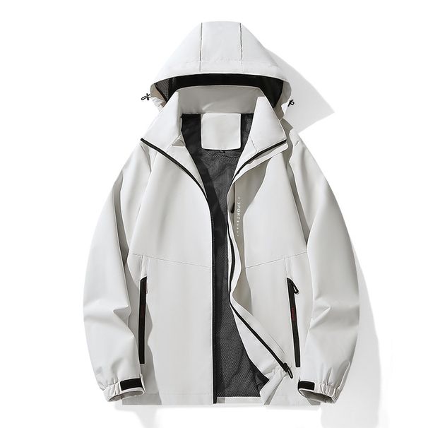 New Men's Spring With Detachable Cap, Windproof And Waterproof Assault Suit, Couple's Plus Size Outdoor Mountaineering_mkmklike.com