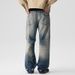 CLEANFIT Jeans Men's Harlan Loose Straight Youth Trendy Brand Long Harlan American Retro Double Craft New Zhiyi Clothes Decoration K11 Denim Ten Mile_mkmklike.com