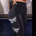 Women's clothing new model butterfly hot diamond tights trousers_mkmklike.com