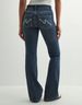 Low-Rise Flared Jeans – Y2K Double-Button Denim Pants With Stitching Detail (XS-XL, Classic Blue)_mkmklike.com