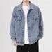 New Trendy Boys Denim Jacket Trendy Brand Loose Hong Kong Style Casual Upper Suit Korean Version Handsome Fashion Denim Jacket_mkmklike.com