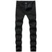 Men's Clothing Spring/Autumn New Men's Jeans Ripped, Slim Fit, Stretch, Skinny Jeans With Appliqué_mkmklike.com