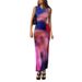Women's Clothing Printed split tank dress_mkmklike.com