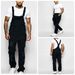 Men's Clothing Fashion Men's Strappy Denim Rompers Ripped Jeans Trousers_mkmklike.com