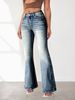 Vintage High Waist Flared Jeans For Women - Stretchy Denim With Embroidery, Retro Sexy Fit, Comfortable & Stylish_mkmklike.com