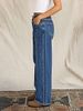 Women's mid Rise Slimming Wide Leg Jeans European American Style Retro Straight Leg Pants Casual Cotton Spring New 2026_mkmklike.com