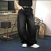 "Men's Vintage Flared Jeans – Retro 70s Wide-Leg Denim Pants With High Waist & Distressed Wash, Streetwear Staple For Casual & Night Out"_mkmklike.com