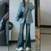 High-waisted Designer Jeans For Petite Women, Korean Style, Trendy On Instagram, Slightly Flared Straight-leg Pants That_mkmklike.com