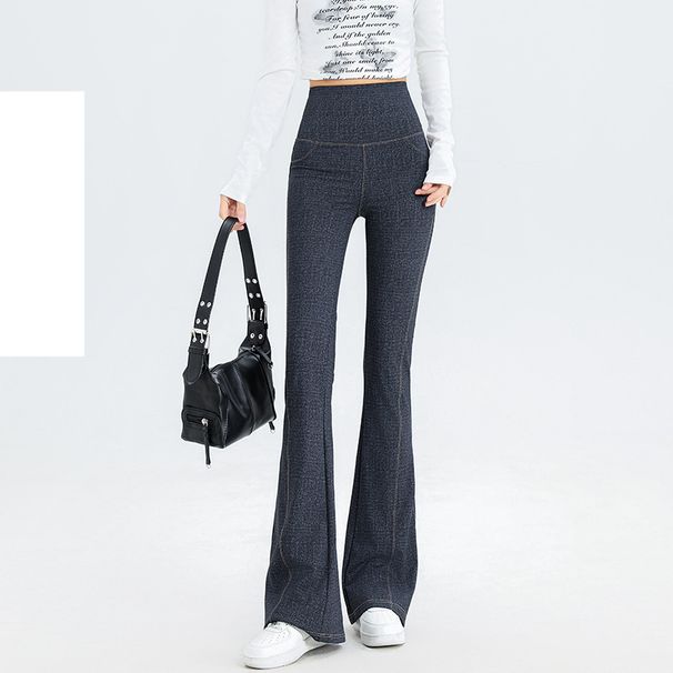Women's Clothing Denim Pants For Women To Wear As Outerwear High Waist _mkmklike.com