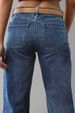 K Jeans Slim And Slightly Flared Patchwork Denim Women's Pants. Excluding Waist Belt_mkmklike.com