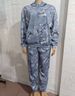 Women's Clothing Women's Printed Pocket Long-sleeved Sweatshirt 2-piece Set Trousers Suit_mkmklike.com