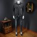 Loom Europe Station 2023 Autumn New Men's Washed Casual Denim Jacket Solid Color Turn-Down Collar Top Trendy_mkmklike.com