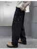 Men's Winter Relaxed Fit Straight Leg Jeans - Dark Blue Classic Denim Pants For Casual & Daily Wear (M-3XL)_mkmklike.com