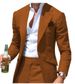 Men's Clothing Pointed Collar Men's Suit Slim Men's Suit Jacket Pants 2 PCE Formal Casual Business Wedding Groom_mkmklike.com
