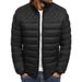 Men's Clothing new lightweight padded coat men's short youth plus size casual winter stand-up collar padded coat men_mkmklike.com