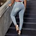 High Waist Stretch Ripped Skinny Jeans For Women - Distressed Denim Pants With Comfort Fit, Street Style Fashion (S-XXL, Light Blue/Deep Blue/Black)_mkmklike.com