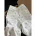 Floral Print High-Waist Wide-Leg Jeans – Summer Lightweight Denim Pants With Flowy Fit (White, S-Xl)_mkmklike.com